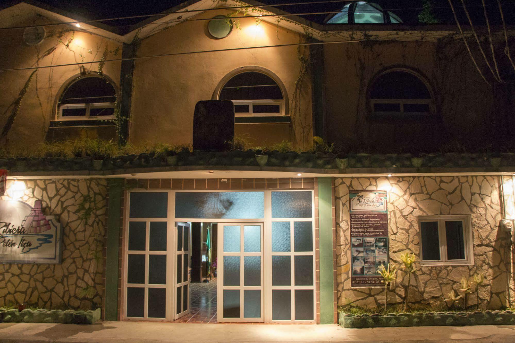 Hotel Ribiera Del Lago Peten Itza San Roman エクステリア 写真